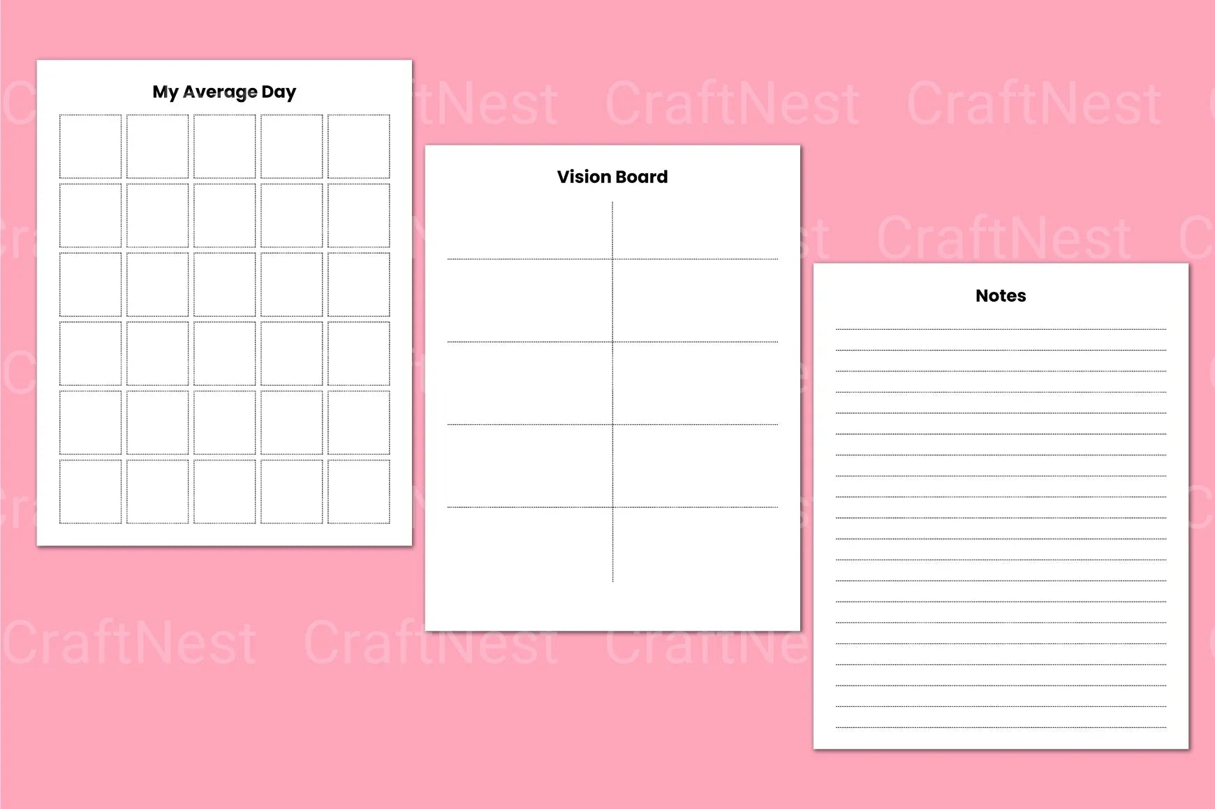 Vision Mapping Workbook for Goal Setting and Planning - CraftNest - Digital Crafting and Art
