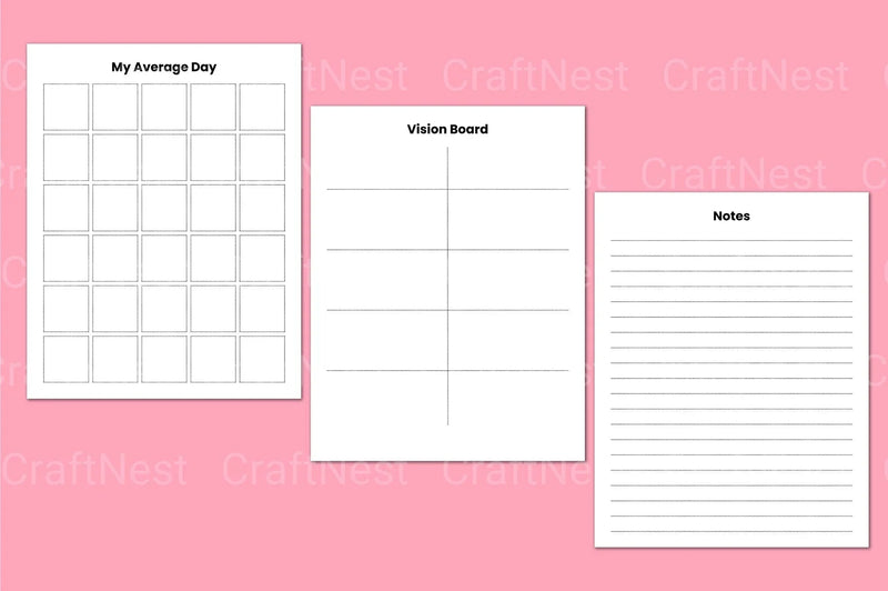 Vision Mapping Workbook for Goal Setting and Planning - CraftNest - Digital Crafting and Art