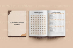 Medium Challenge Tracker: Stay Organized and Motivated - CraftNest - Digital Crafting and Art