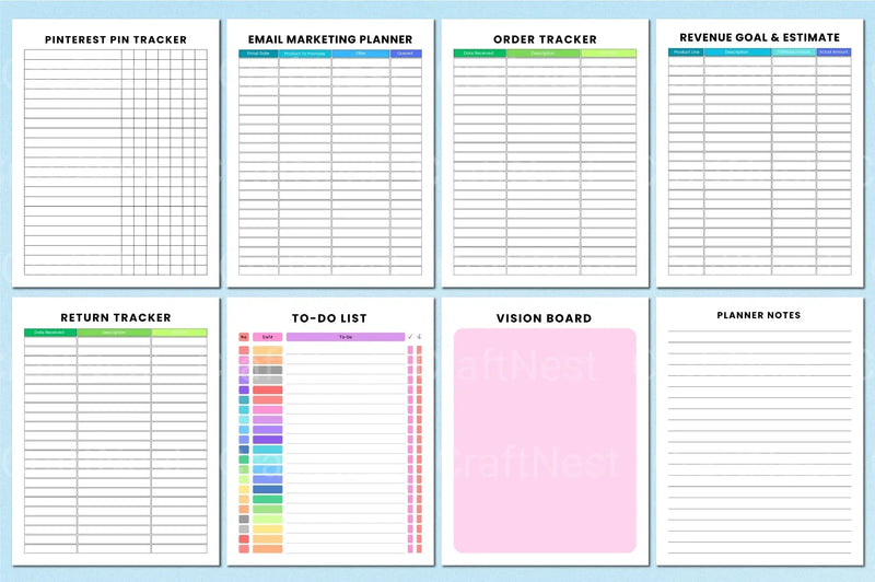Online Success Planner - CraftNest - Digital Crafting and Art
