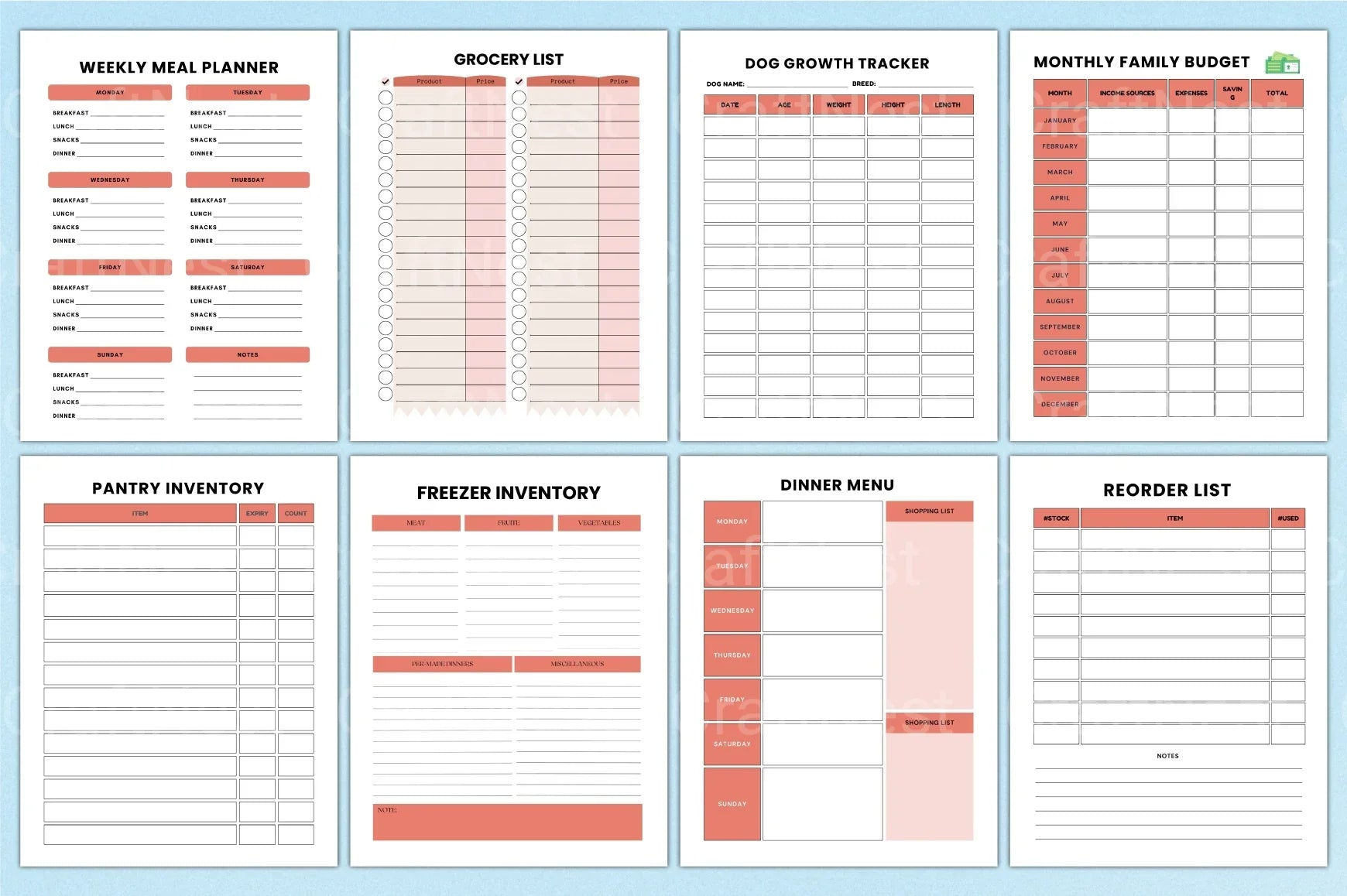 ADHD Planner for Effective Organization - CraftNest - Digital Crafting and Art