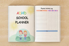 ADHD School Planner for Effective Organization - CraftNest - Digital Crafting and Art