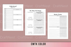 Self Care Planner for Personal Wellbeing - CraftNest - Digital Crafting and Art