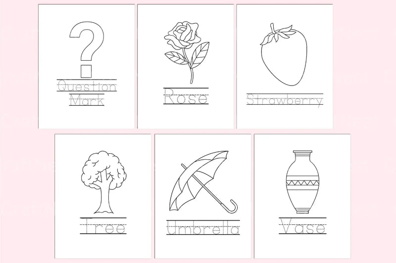 Alphabet Coloring Book for Kids - CraftNest - Digital Crafting and Art