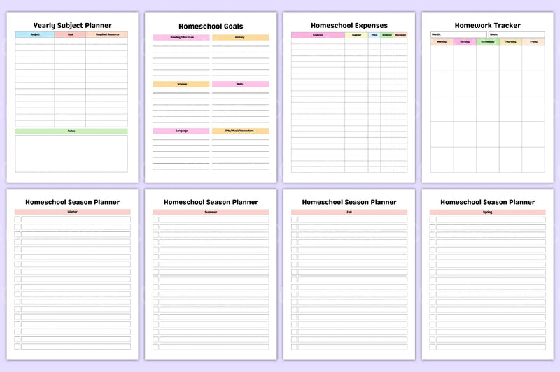 Ultimate Home School Planner - CraftNest - Digital Crafting and Art