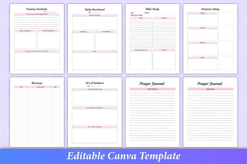 Bible Prayer Collection - CraftNest - Digital Crafting and Art