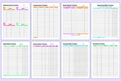Financial Management Tracker Tool - CraftNest - Digital Crafting and Art