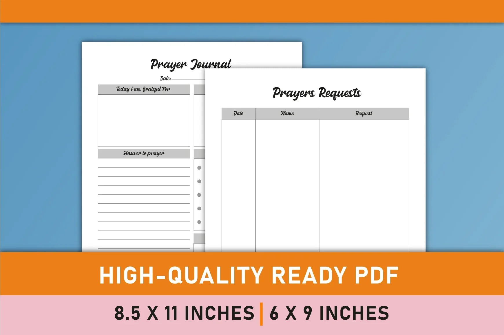 Prayer Planner - CraftNest - Digital Crafting and Art