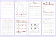 Weight Loss Planner for Effective Results - CraftNest - Digital Crafting and Art