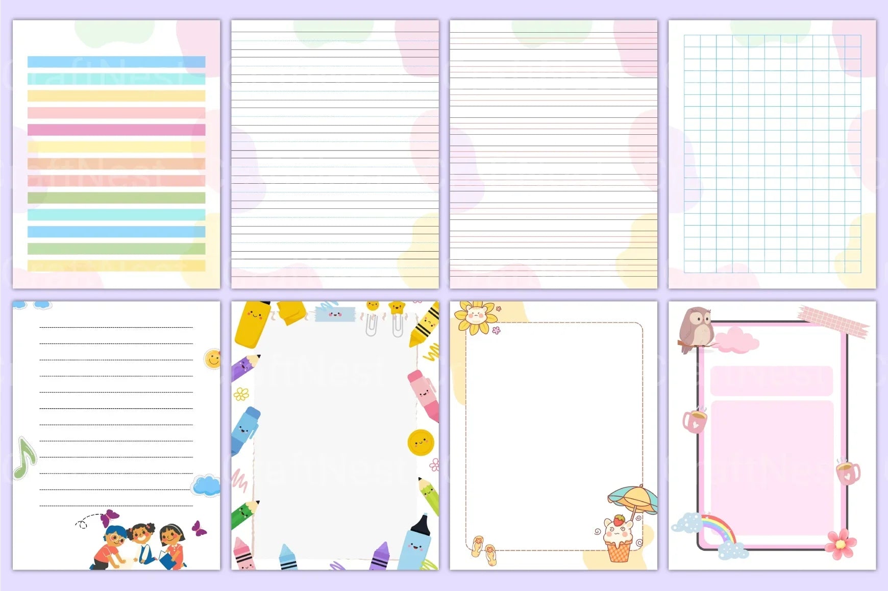 Mega Kids Writing Notebook - CraftNest - Digital Crafting and Art