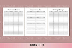Social Media Planner Template - CraftNest - Digital Crafting and Art