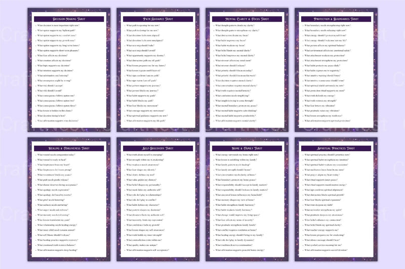 Tarot Prompts for Sacred Insight - CraftNest - Digital Crafting and Art