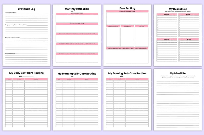 Self Care Wellness Guide - CraftNest - Digital Crafting and Art