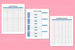Medical Tracker Tool - CraftNest - Digital Crafting and Art