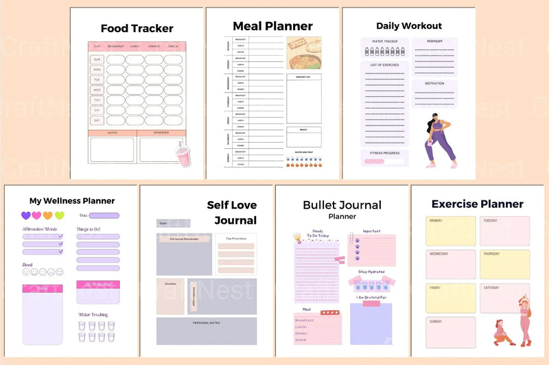 Editable Canva Template for Creative Projects - CraftNest - Digital Crafting and Art