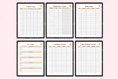 Pet Care Planner: Organize Your Pet's Health and Routine - CraftNest - Digital Crafting and Art