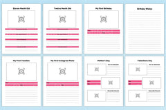 Baby Memory Book: Cherished Keepsake for New Parents - CraftNest - Digital Crafting and Art