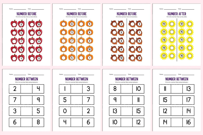 Kindergarten Addition Workbook - CraftNest - Digital Crafting and Art