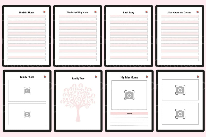 Baby Memory Book: Cherish Every Milestone - CraftNest - Digital Crafting and Art