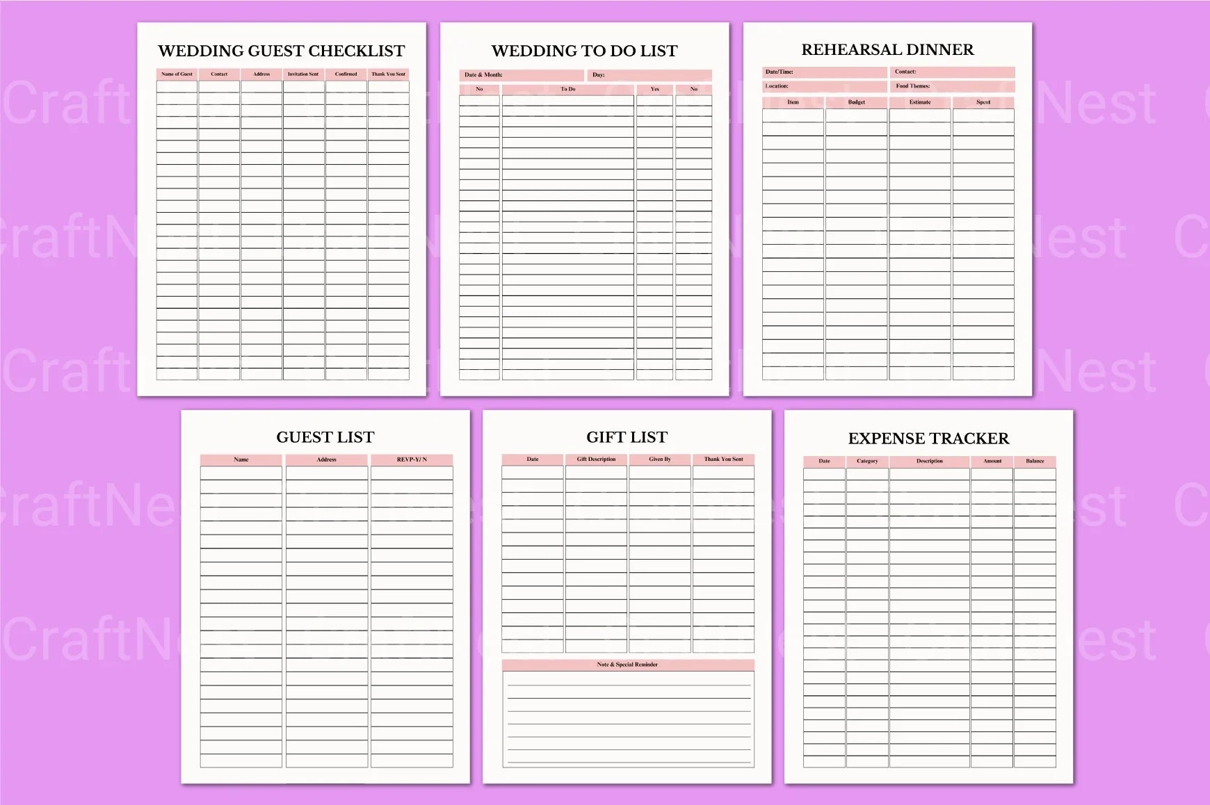 Wedding Organizer Services - CraftNest - Digital Crafting and Art