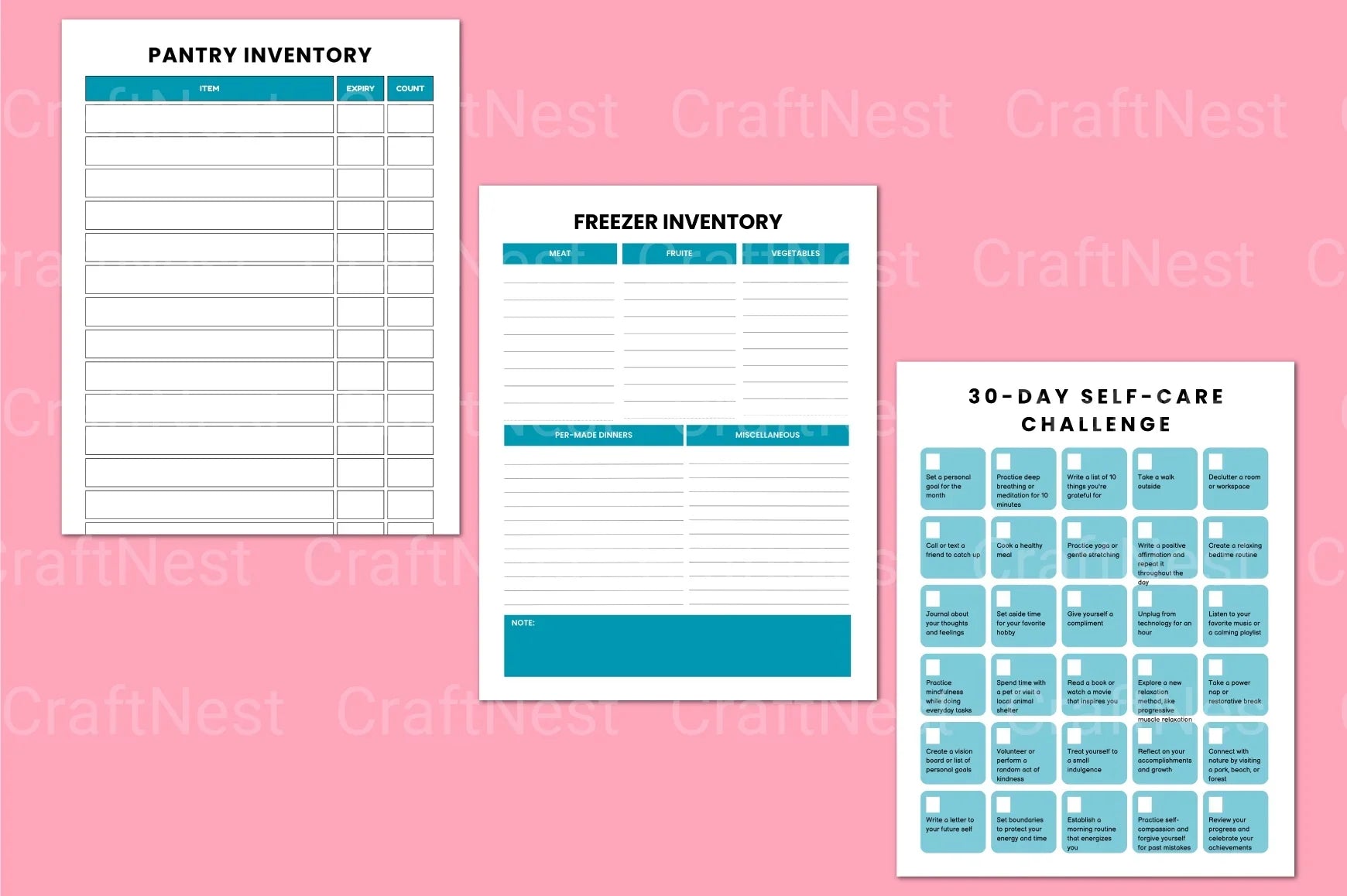 ADHD Progress Tracker - CraftNest - Digital Crafting and Art