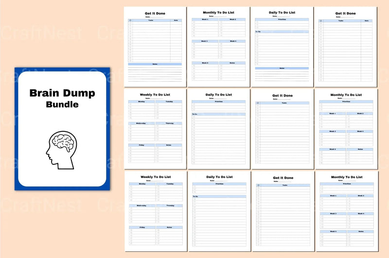 Brain Dump Ideas and Tips - CraftNest - Digital Crafting and Art