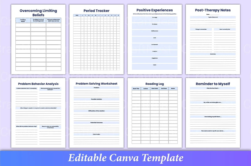 Mental Health Worksheets for Wellbeing - CraftNest - Digital Crafting and Art