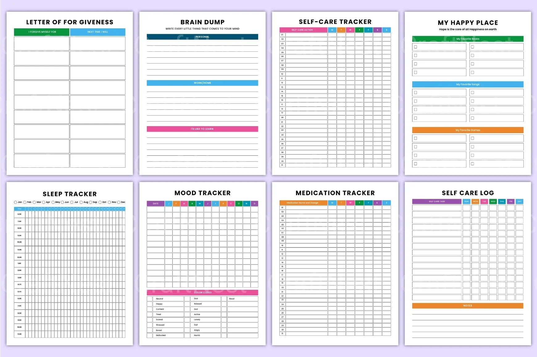 Self Discovery Workbook for Personal Growth - CraftNest - Digital Crafting and Art