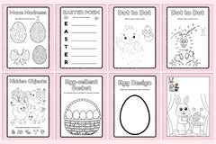 Easter Activity Coloring Book for Kids - CraftNest - Digital Crafting and Art