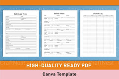 Medical Planner Template - CraftNest - Digital Crafting and Art