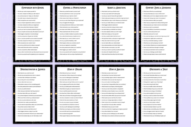 Shadow Work Prompts for Personal Growth - CraftNest - Digital Crafting and Art