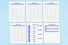 Medical Planner Template - CraftNest - Digital Crafting and Art