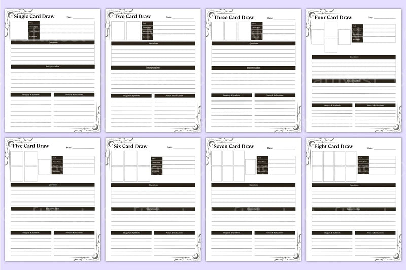 Witchcraft Tarot Workbook Guide - CraftNest - Digital Crafting and Art