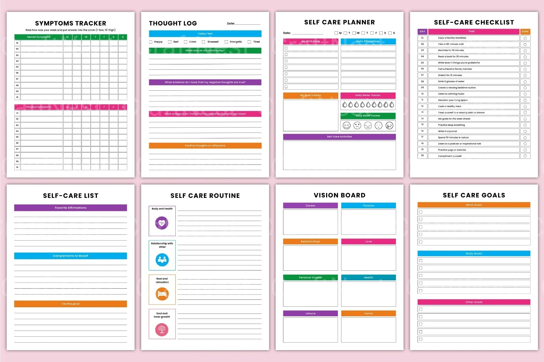 Mental Wellness Self-Care Guide - CraftNest - Digital Crafting and Art