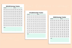 Efficient Saving Tracker for Budget Management - CraftNest - Digital Crafting and Art