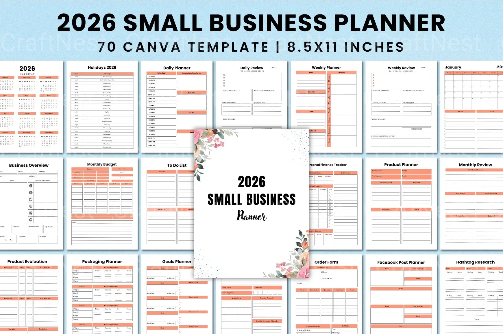 All-In-One Business Organizer - CraftNest - Digital Crafting and Art