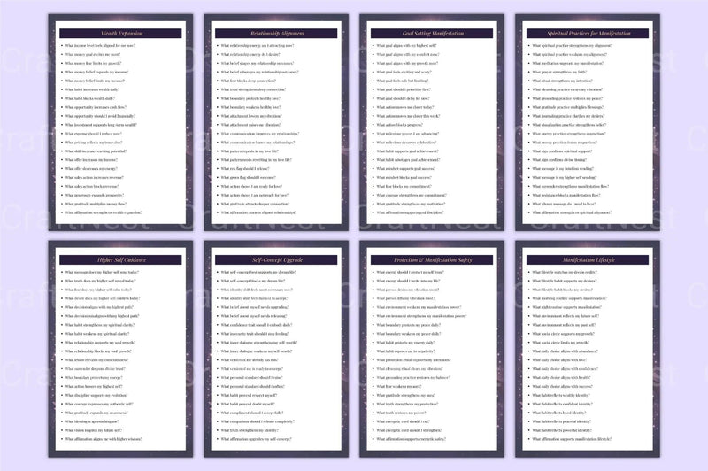 Manifestation Attraction Prompts for Success - CraftNest - Digital Crafting and Art