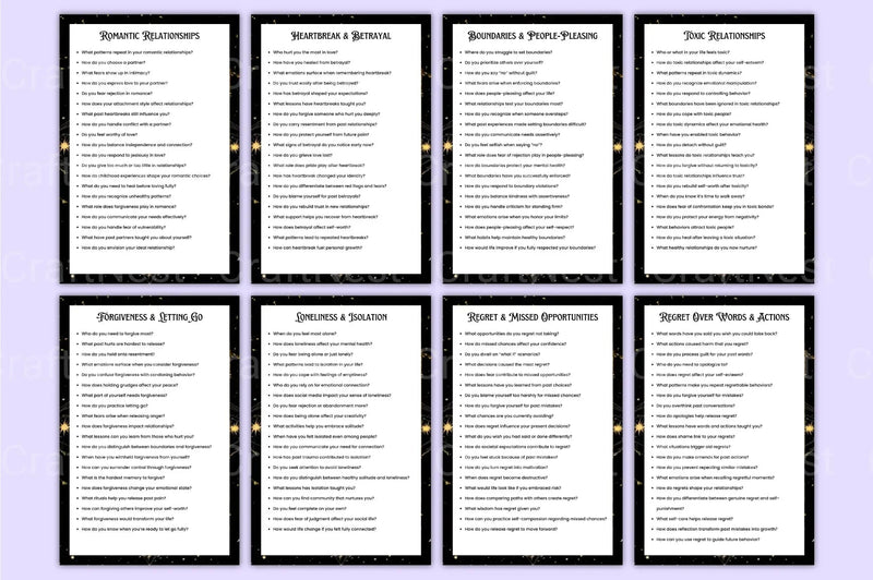 Shadow Work Prompts for Personal Growth - CraftNest - Digital Crafting and Art