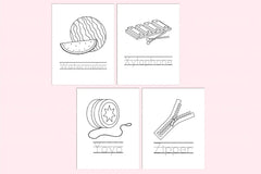 Alphabet Coloring Book for Kids - CraftNest - Digital Crafting and Art