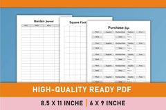 Garden Planner - 100 Planner - CraftNest - Digital Crafting and Art
