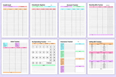 Financial Management Tracker Tool - CraftNest - Digital Crafting and Art