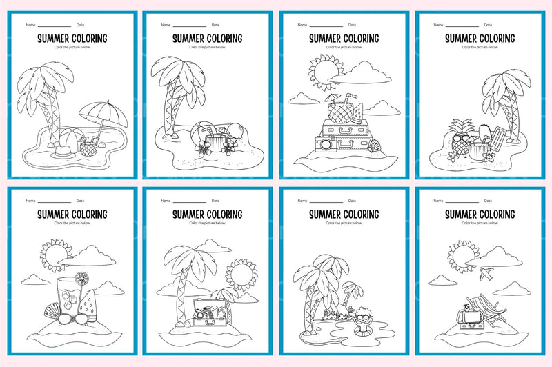 Spring Summer Workbook Collection - CraftNest - Digital Crafting and Art