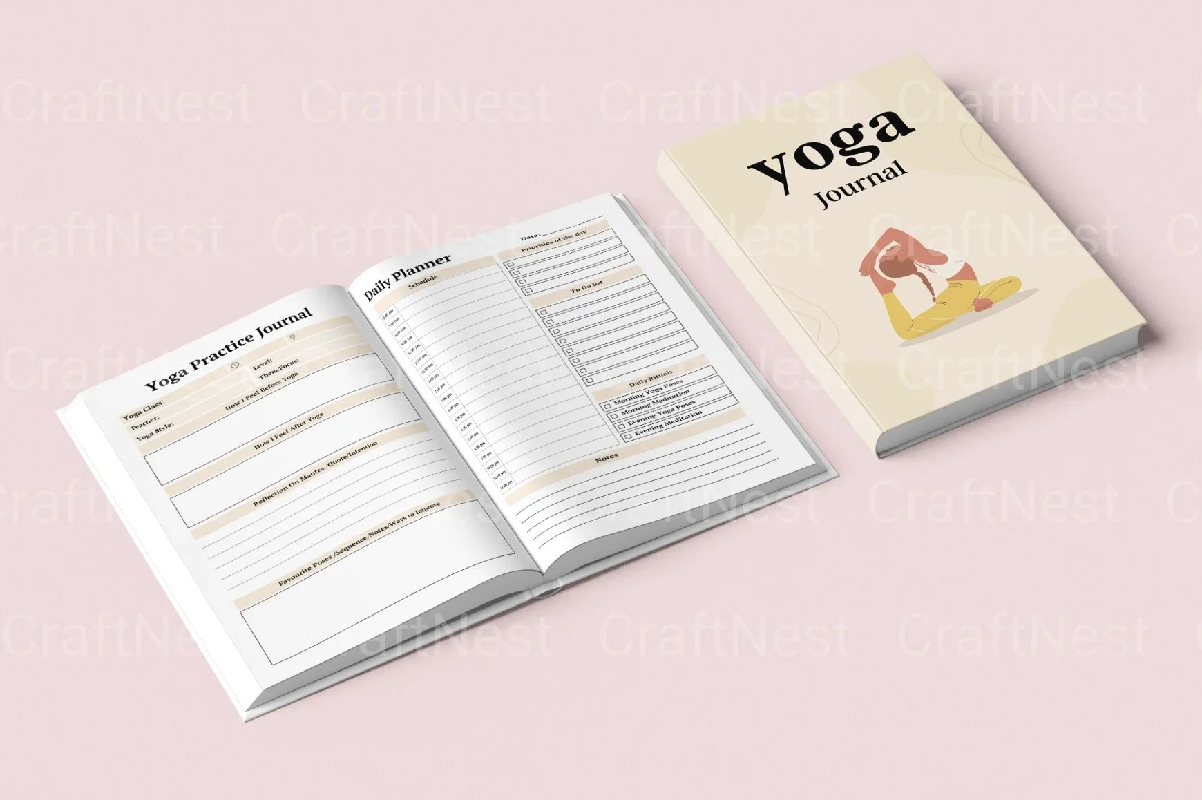 Yoga Canva Template for Design Inspiration - CraftNest - Digital Crafting and Art
