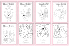 Easter Activity Coloring Book for Kids - CraftNest - Digital Crafting and Art