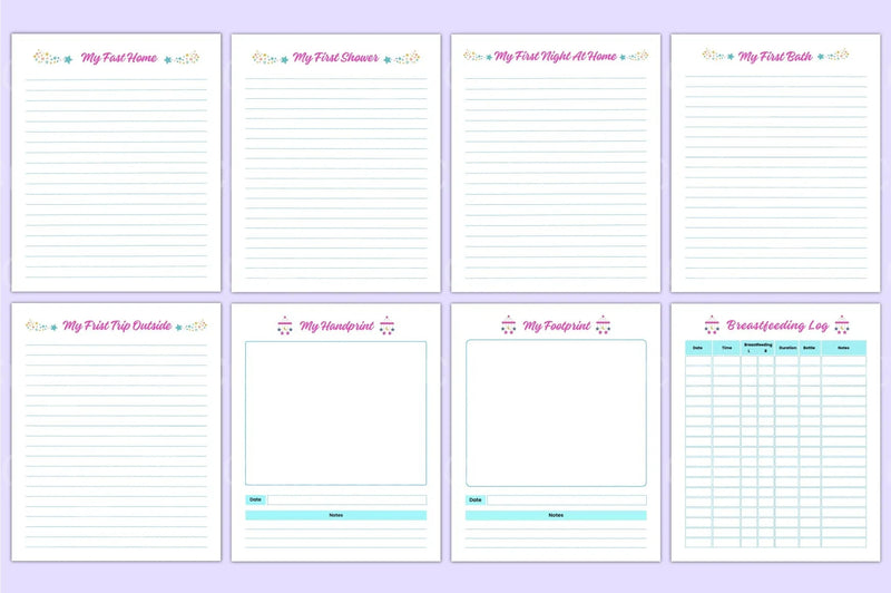 Baby Memory Book: Cherish Every Milestone - CraftNest - Digital Crafting and Art
