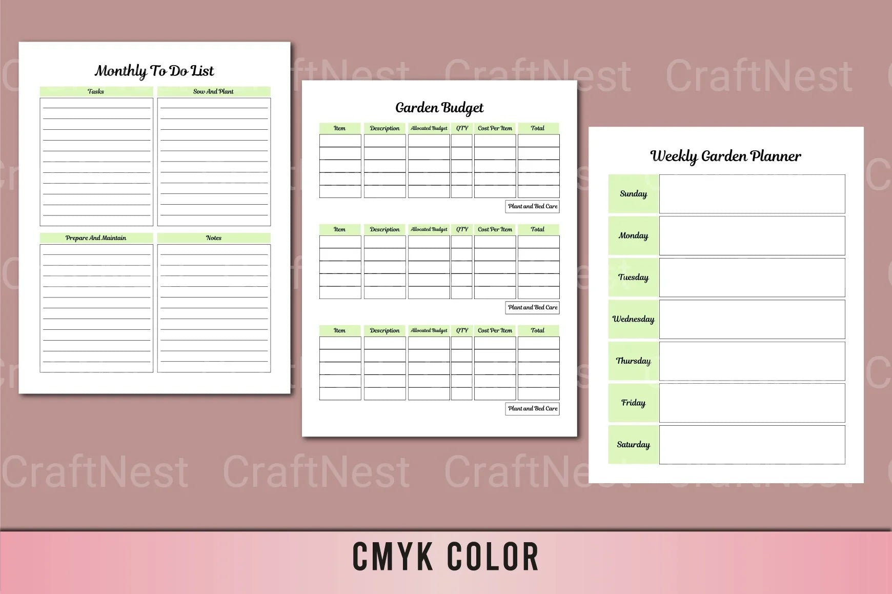 Garden Planner Guide - CraftNest - Digital Crafting and Art