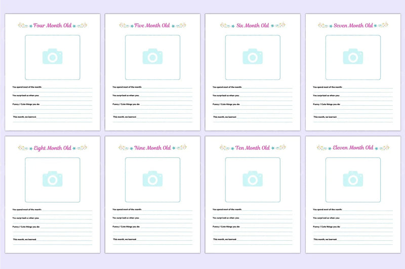 Baby Memory Book: Capture Precious Moments - CraftNest - Digital Crafting and Art
