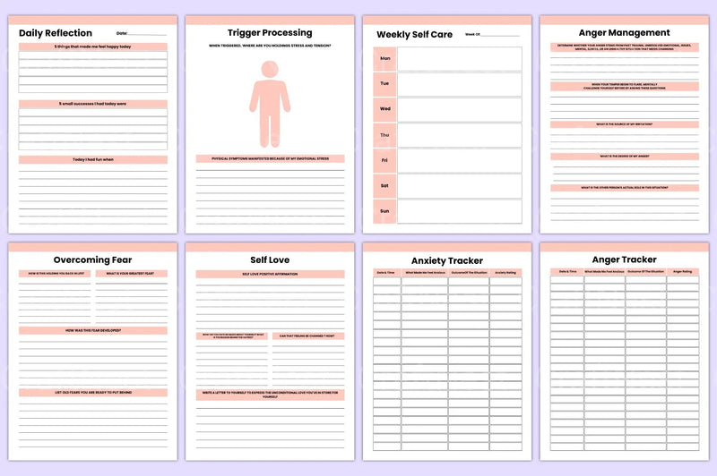 PTSD Trauma Recovery Workbook - CraftNest - Digital Crafting and Art