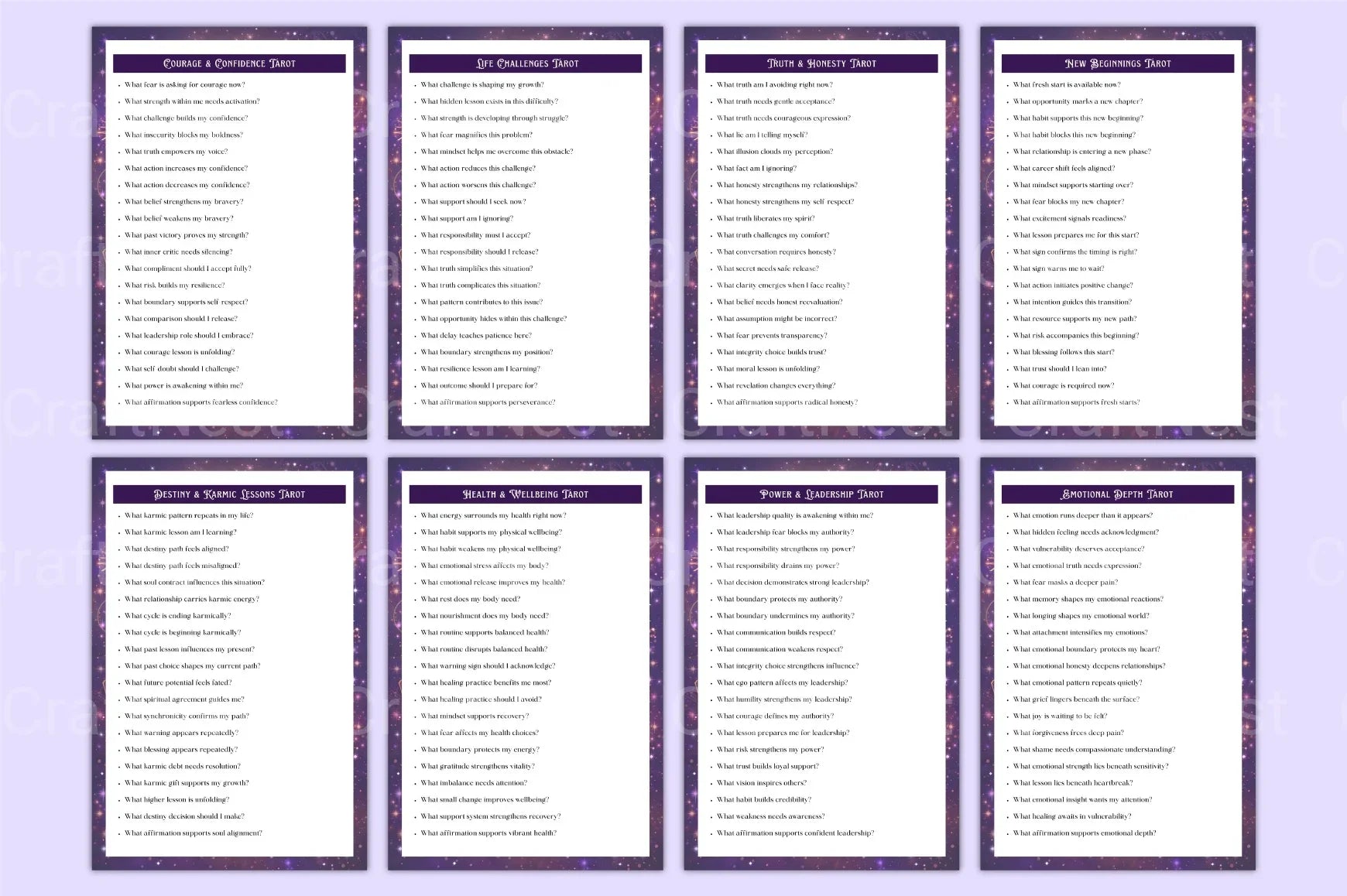 Tarot Prompts for Sacred Insight - CraftNest - Digital Crafting and Art