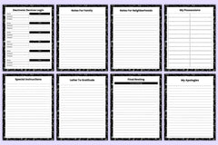 Final Wishes Legacy Organizer - CraftNest - Digital Crafting and Art